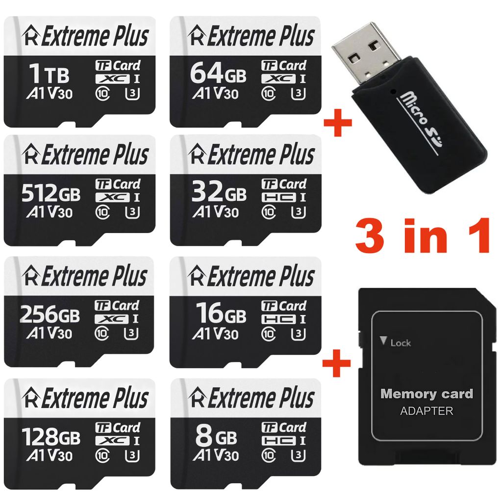 Micro SD Karte 1GB Speicherkarte Kartenleser & SD-Adapter, Produktbild 