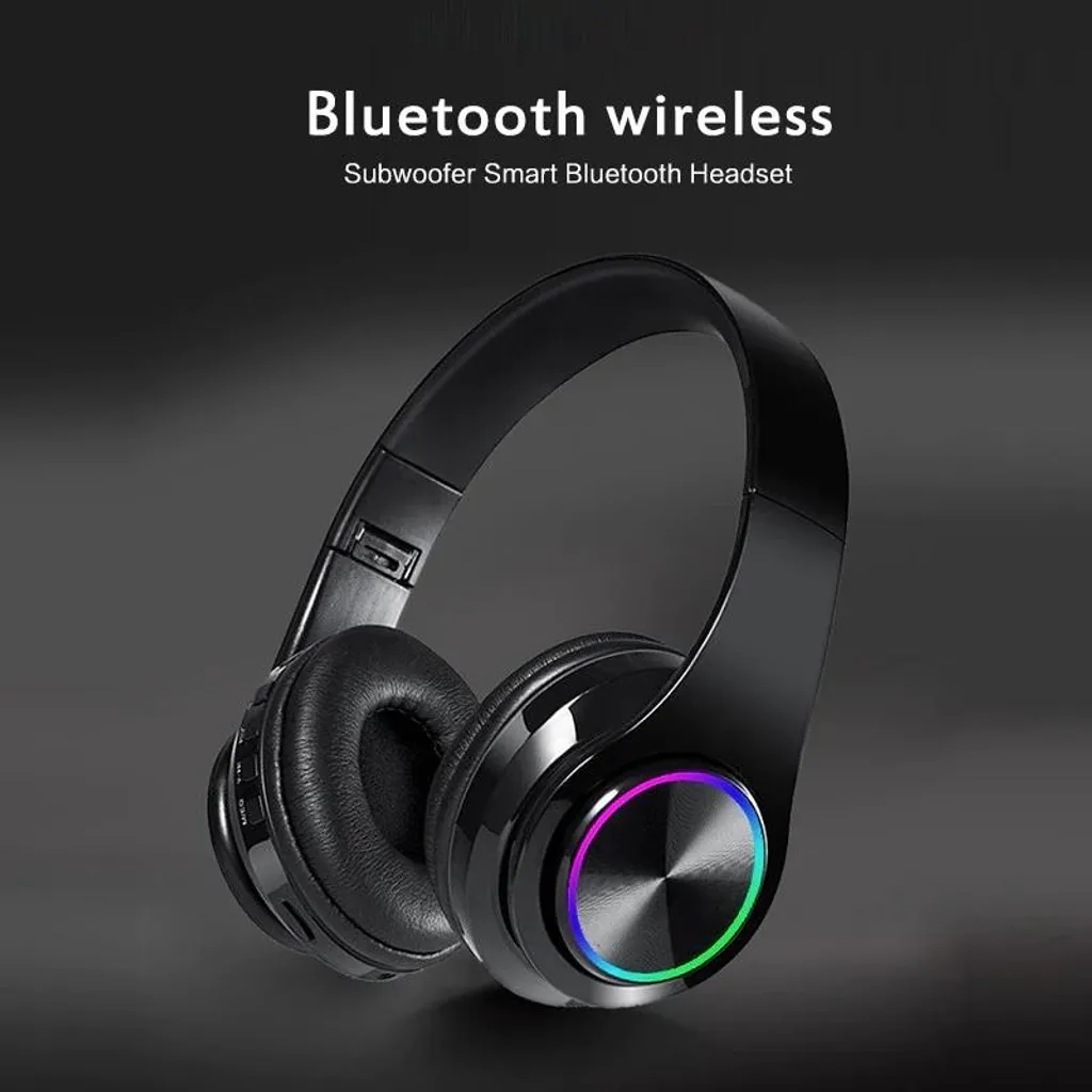 Casque Audio Bluetooth Circum-aural Pliable avec Micro pour Smartphone - 4