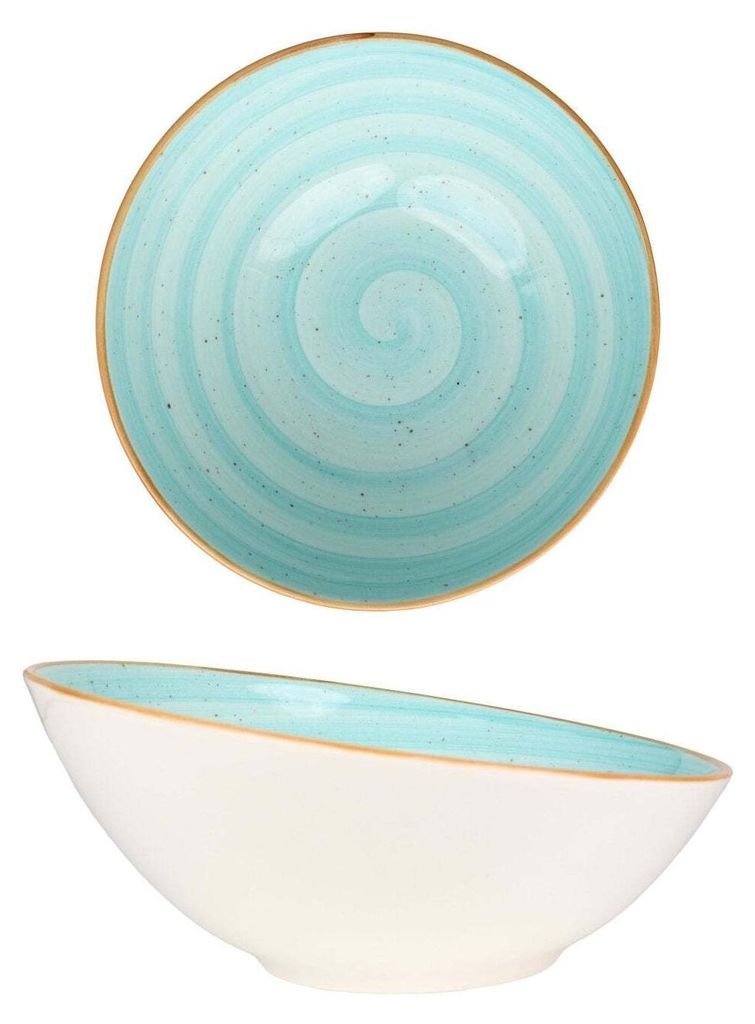 Bonna Schüssel - Aqua - Porzellan - 22 cm (850cc) Produktbild 
