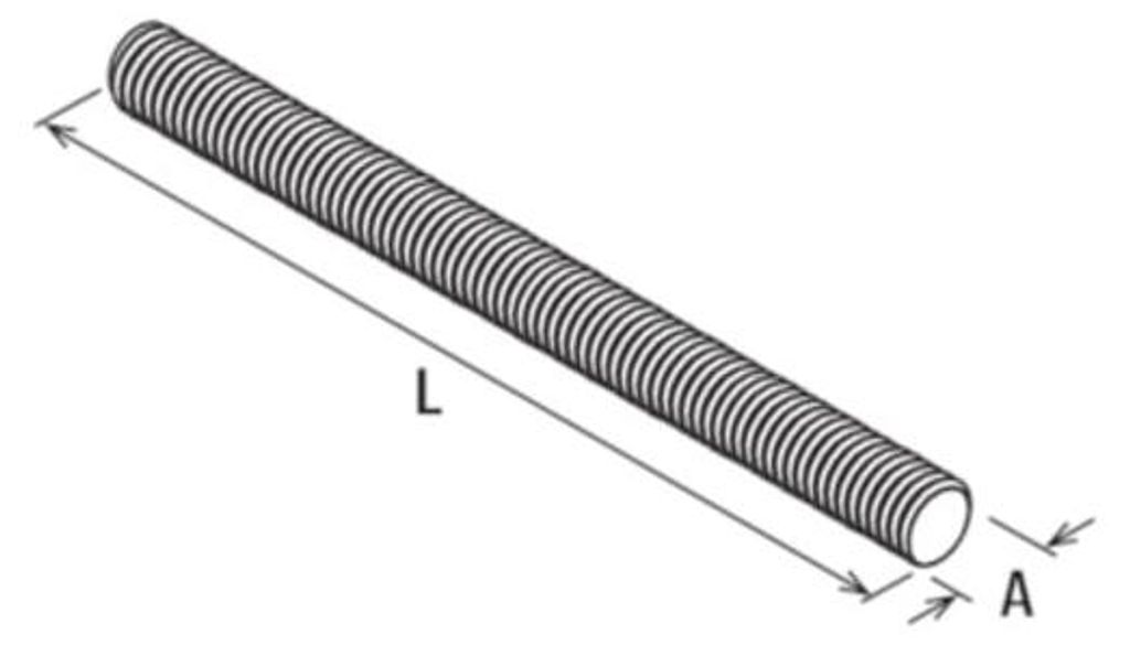 fischer Gewindestange G M10 A4 - 1000 5 Stk