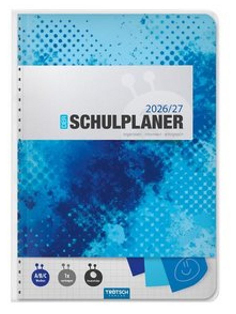 TRÖTSCH - Schulplaner Blau 26/27 Produktbild 