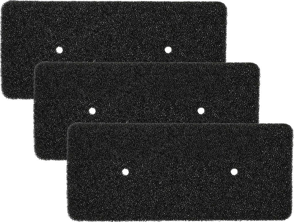 vhbw 3x Schaumfilter kompatibel mit Samsung DV80H8100HWEU, DV80H8100HWEN, DV80H8100HWEG, DV80F5E5HGWEU, DV70F5E0HGWEU, DV90H8000HW Wäschetrockner