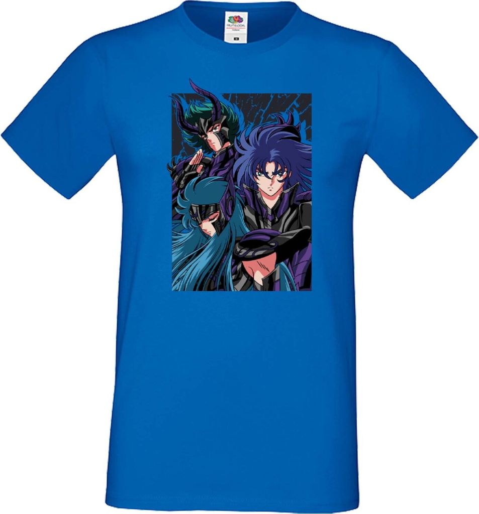Herren T-Shirt Japan Manga Animation Comics Saint Anime Seiya Knights Of The Zodiac Poster Var-026 Saint Anime Seiya Knights Of The Zodiac Poster, ...