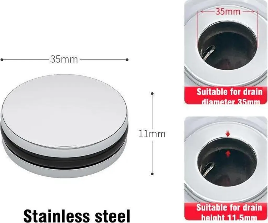 Scarico Click-Clack Ottone Stile A - Resistente ad Alta Pressione