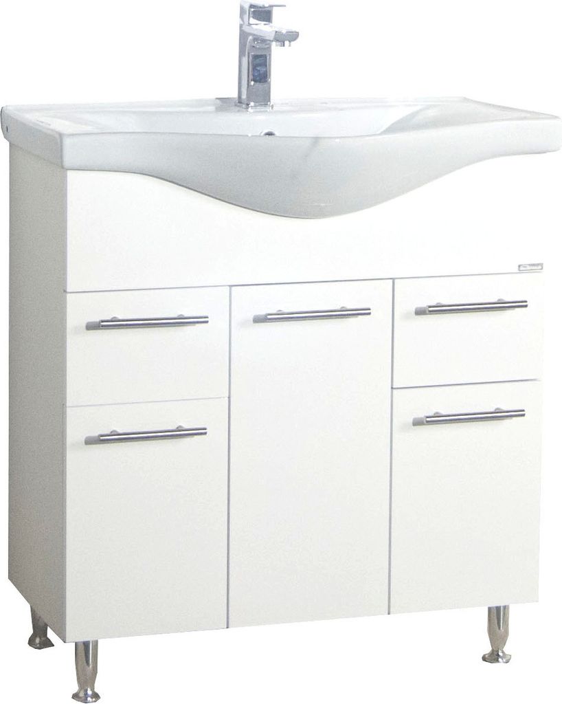 VCM 2-tlg. Waschplatz|  Waschtisch Unterschrank 75 cm | Produktbild 