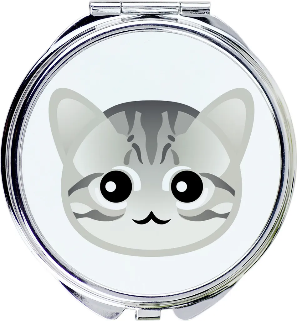 Specchietto Tascabile Gatto American Shorthair Art-Dog - Idea Regalo