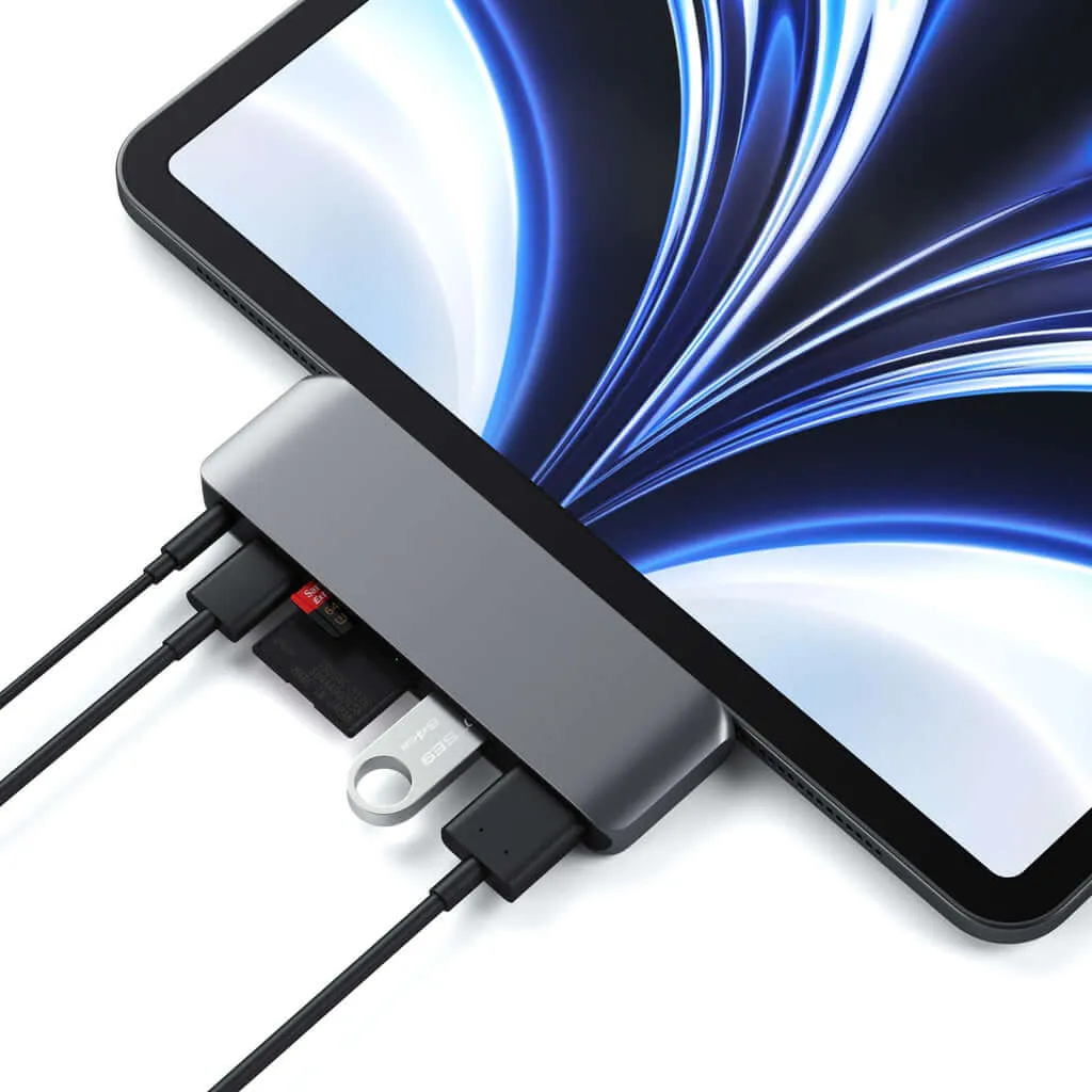 Adaptateur Hub USB-C Multiport pour iPad avec Sortie Vidéo HDMI 4K HDR - 5