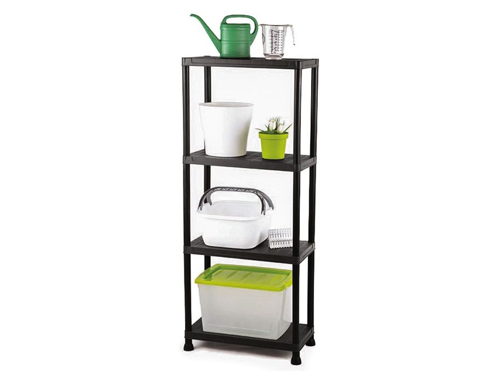 Etagère de Rangement - 60 X 30 X 138 Cm - 4 Etagères Image du produit 