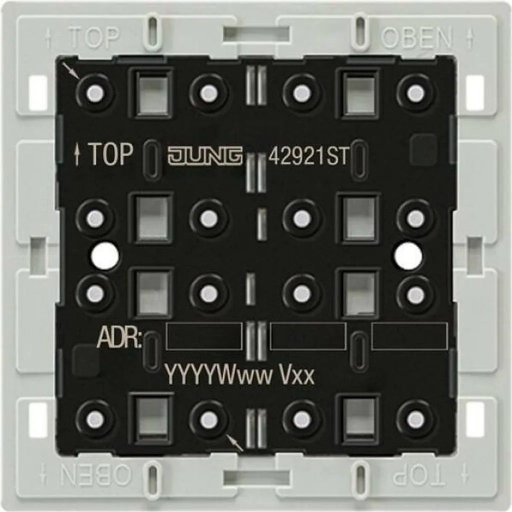 Bouton-poussoir KNX universel 2 voies 4292 avec capteur tactile bus