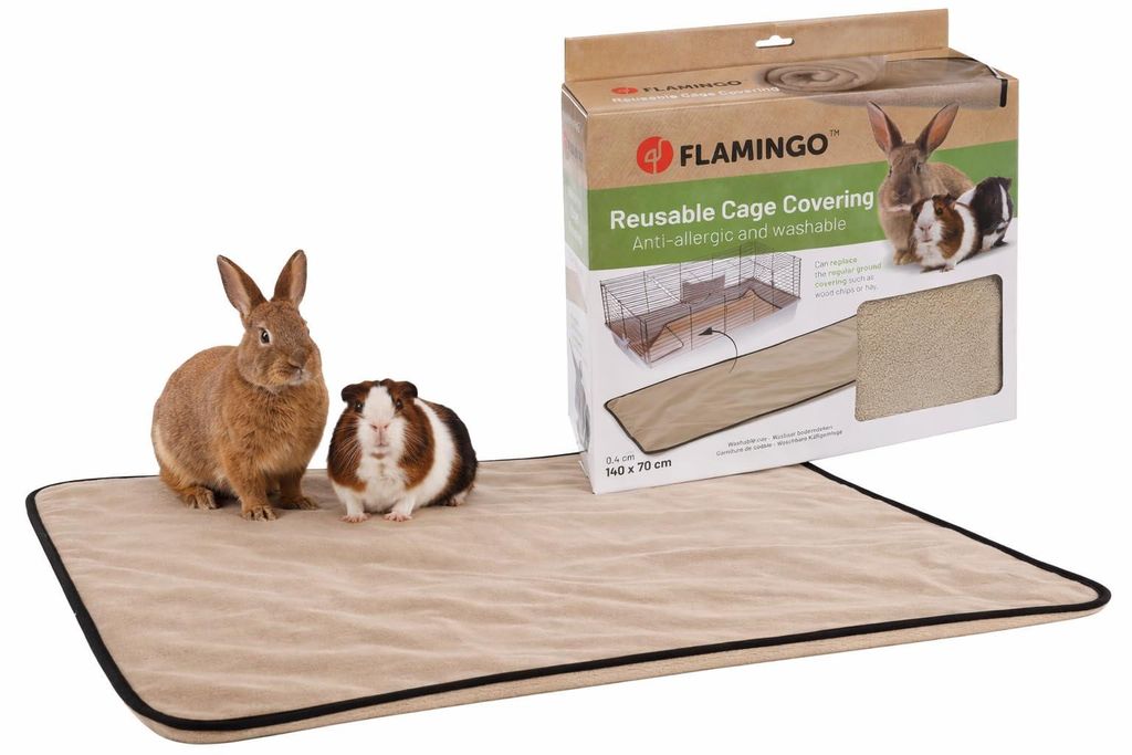 Umývateľná vložka do klietky Flamingo Riley taupe, rozmery: Obrázok produktu 