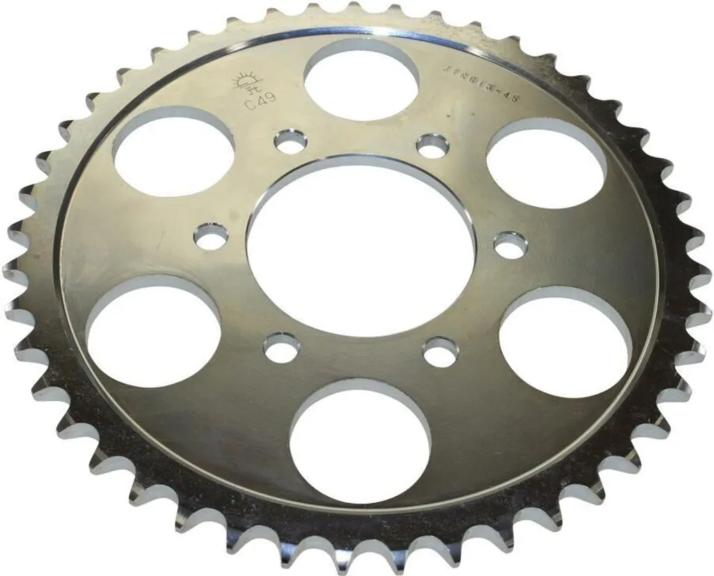 Couronne Arrière 45 Dents Pas 530 JTR816 Argent pour Moto Suzuki GS