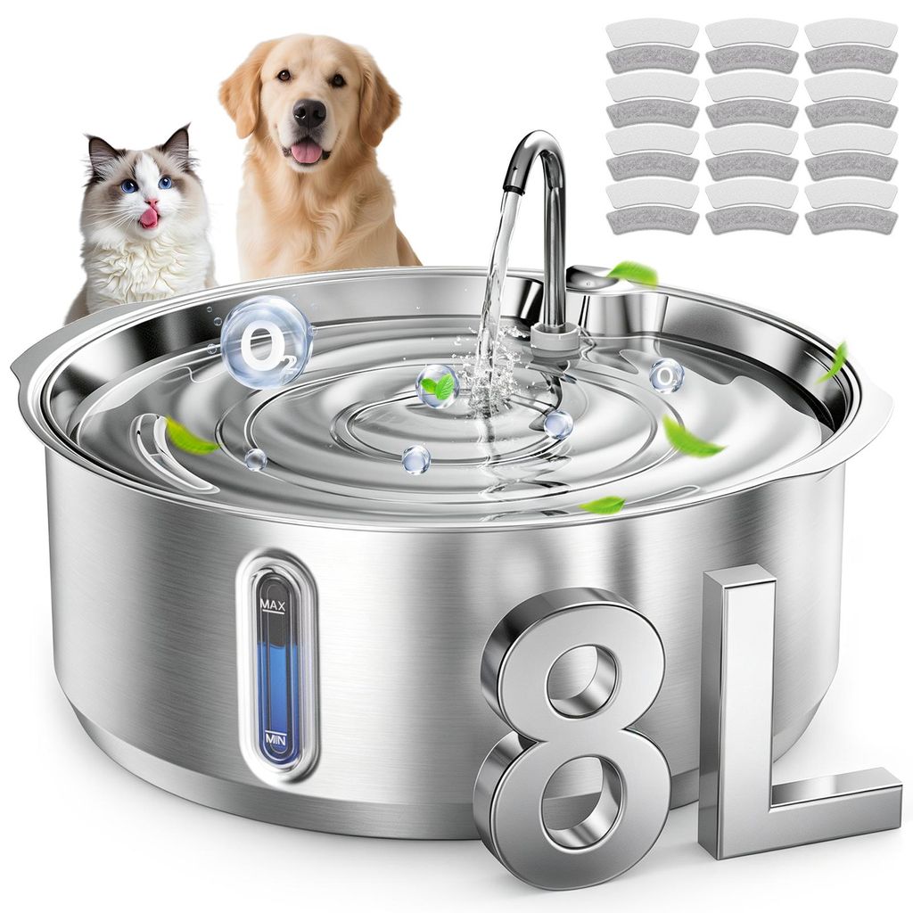Fontaine à eau sans fil pour chats et chiens, marque Image du produit 