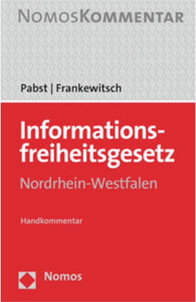 Informationsfreiheitsgesetz Nordrhein-Westfalen
