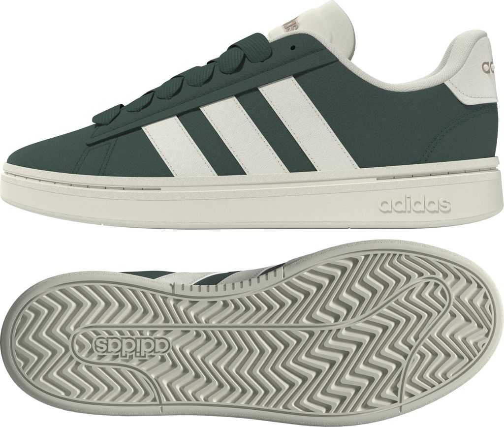 Adidas GRAND COURT ALPHA 00s Sneakers Laag - Groen - Maat 40.6