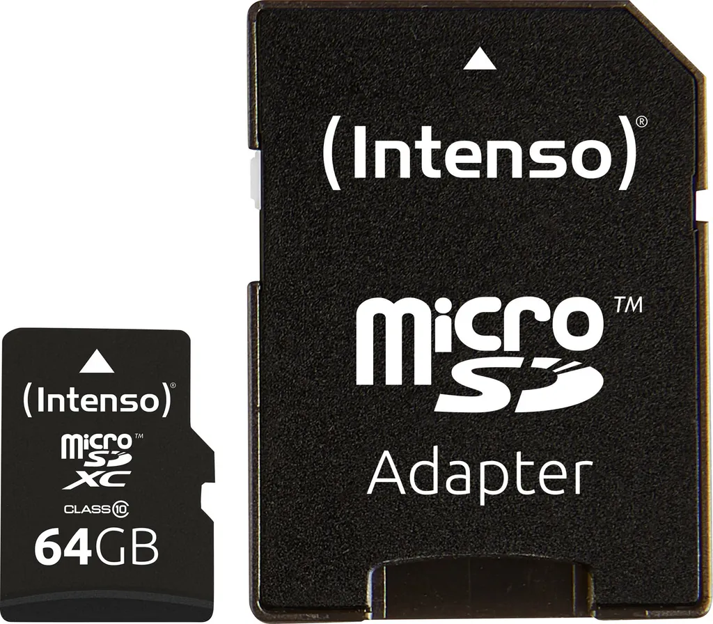 Memoria Intenso 64GB MicroSDXC Classe 10 | Espansione Istantanea