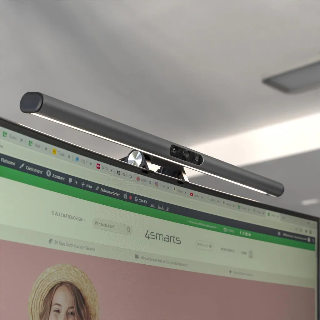 LightBar Pro 4smarts Argent en ABS 447g - Éclairage LED à Intensité Variable