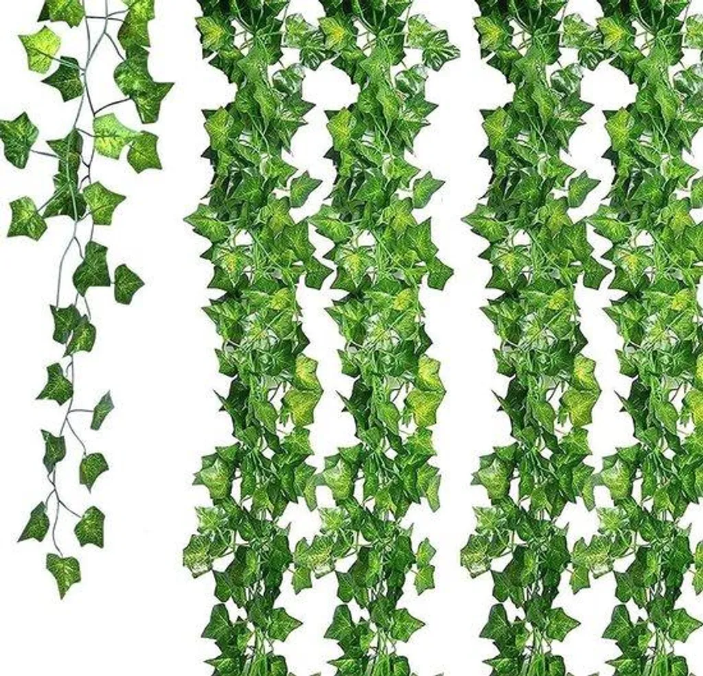 Vigne artificielle retombante lierre 51,2m pour décoration de jardin