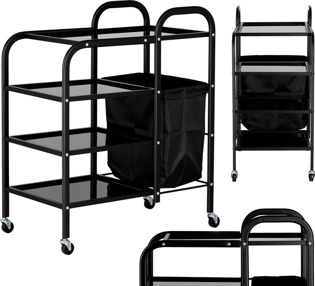 Helfer Kosmetik Friseur Salon Universal Schrank Wagen Tisch auf Rädern mit Korb