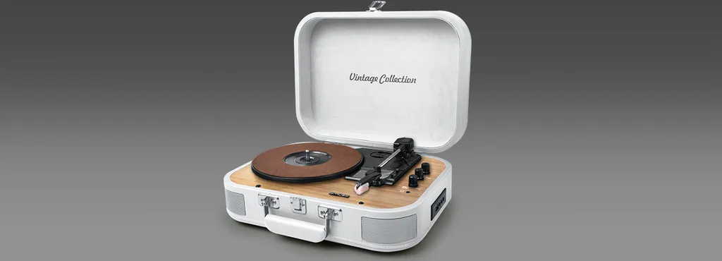Giradischi Muse MT-201WW Bianco Stereo: Bluetooth e USB Recorder - 3