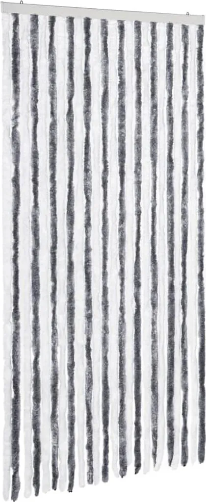 Rideau anti-insectes chenille 100x220 cm amovible et silencieux vidaXL