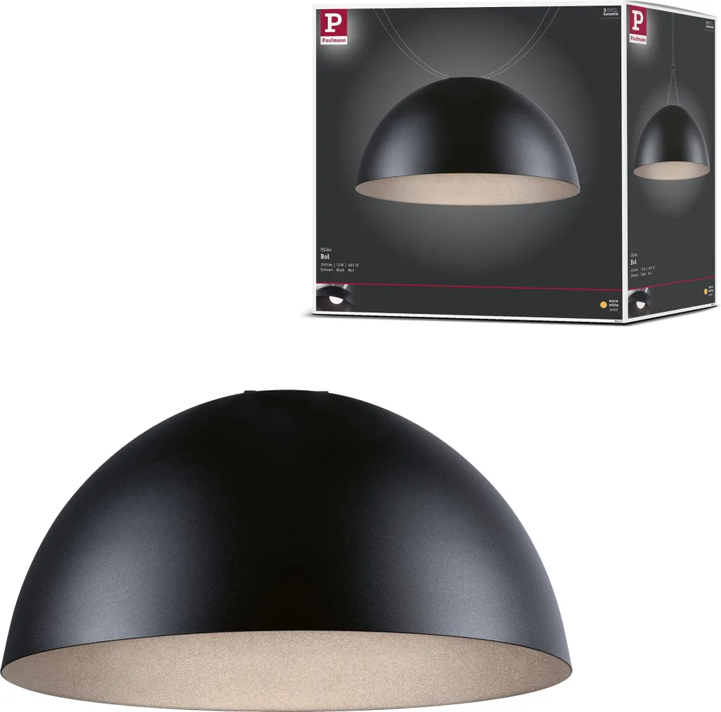 Paulmann ULine Lampada a Sospensione LED Bol 12W 3000K | Illuminazione Smart