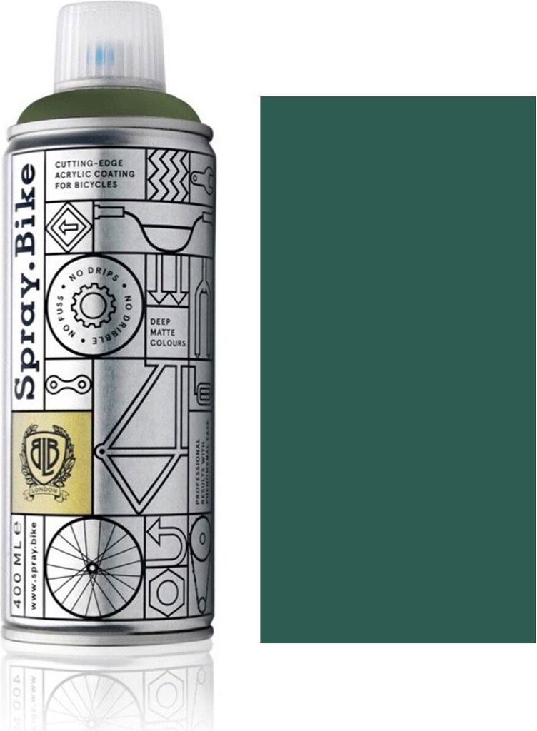 Fahrrad Lackspray Keine GRUNDIERUNG notwendig - Acryllack Spray 400 ml