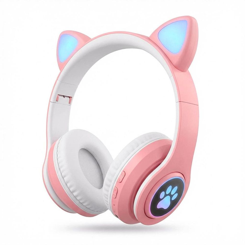 Draadloze Bluetooth-hoofdtelefoon, kattenoren, Productafbeelding 