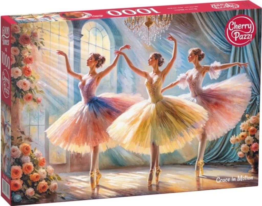 CHERRY PAZZI Puzzle Drei Ballerinas 1000 dlks Produktbild 