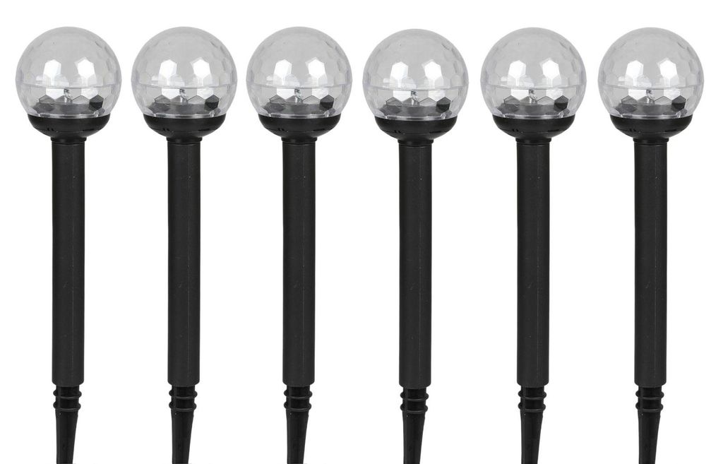 Solar-Gartenleuchte LED Farbwechsler 6er-Set Solarleuchte Produktbild 