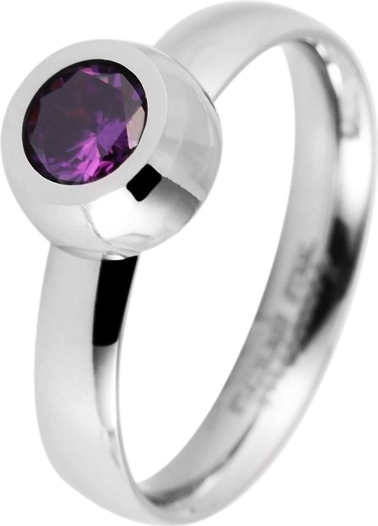 Akzent Damen-Ring aus Edelstahl