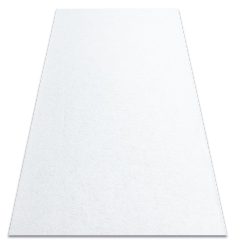 Tapis ANTIDÉRAPANT RUMBA 1950 couleur unique blanc  blanc Image du produit 