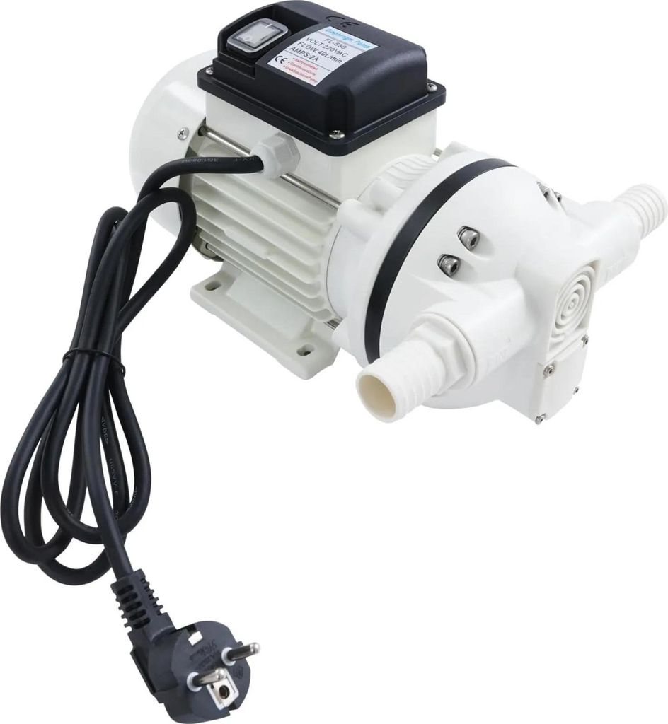Mehrzweck Zahnradpumpe - Elektrische Förder-/Transferpumpe - 220 V AC EU-Stecker - Selbstansaugend - 40 l/min - Für Diesel, Harnstoff (DEF), Getr...