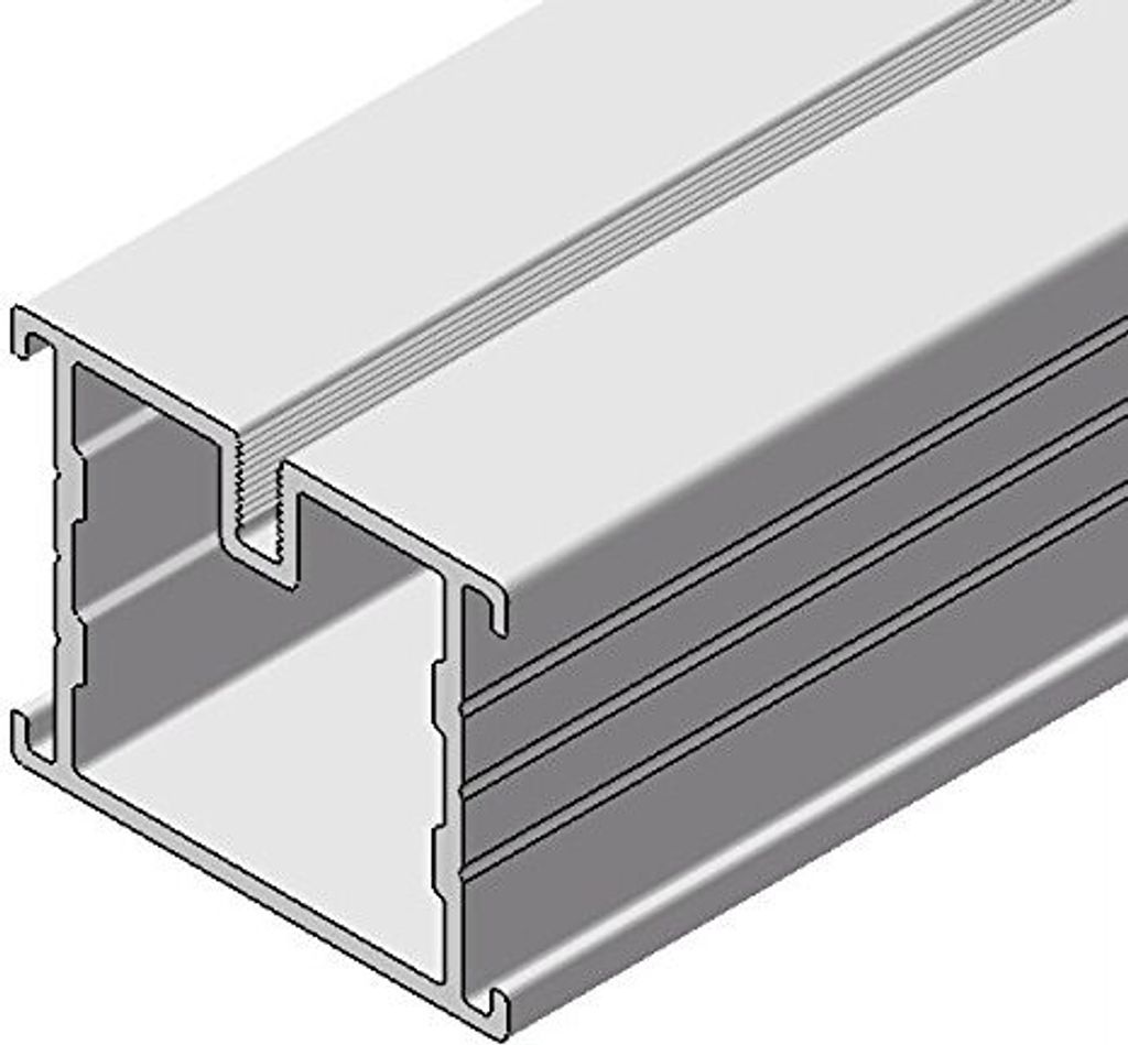 Alu-Schiene L 38x45x1950 mm Unterkonstruktion Terrassen Produktbild 