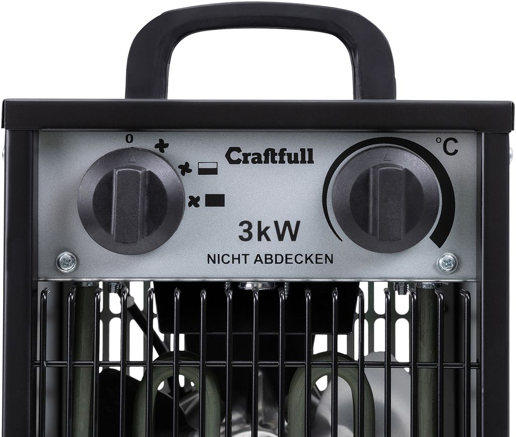 Craftfull Elektro Heizlüfter HL200 - 2000-3000 Watt - Produktbild 10