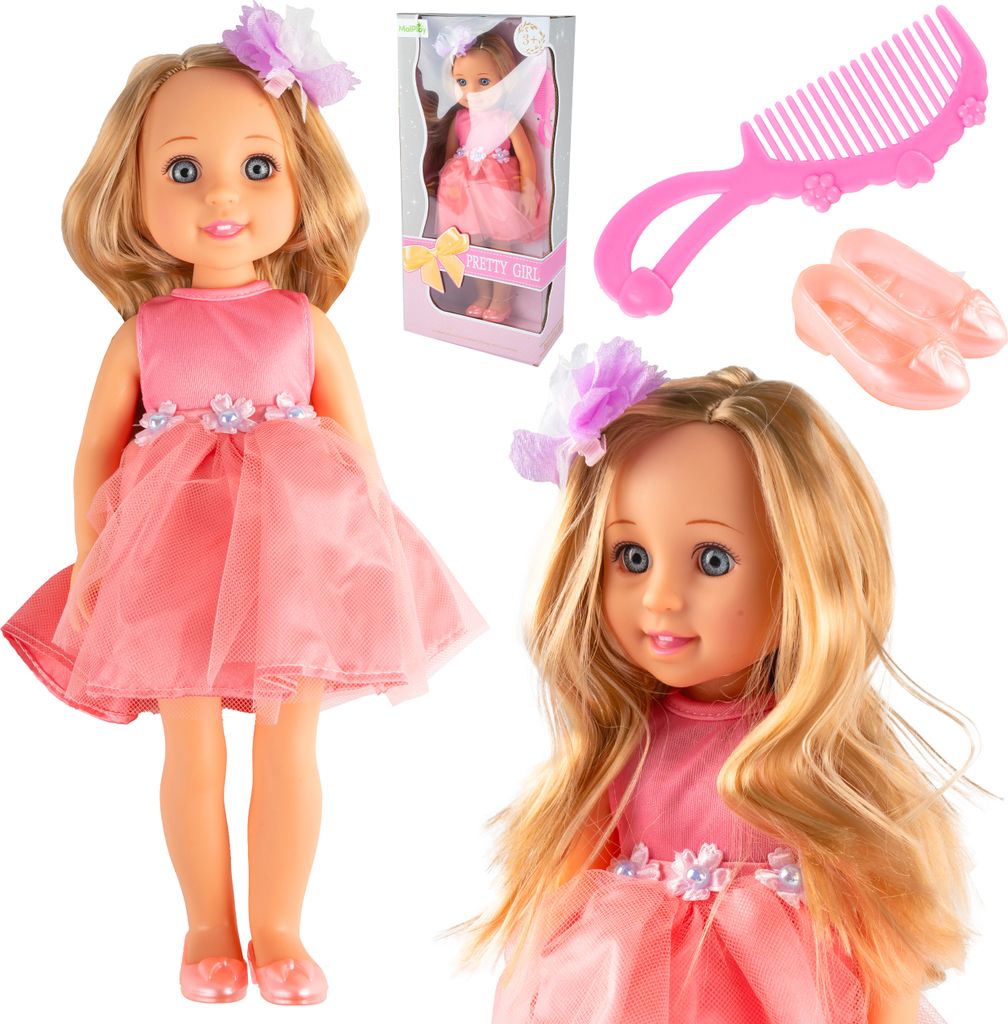 Malplay Friserkopf Haarstyling Puppe Haar Ballett mit Kamm, Produktbild 