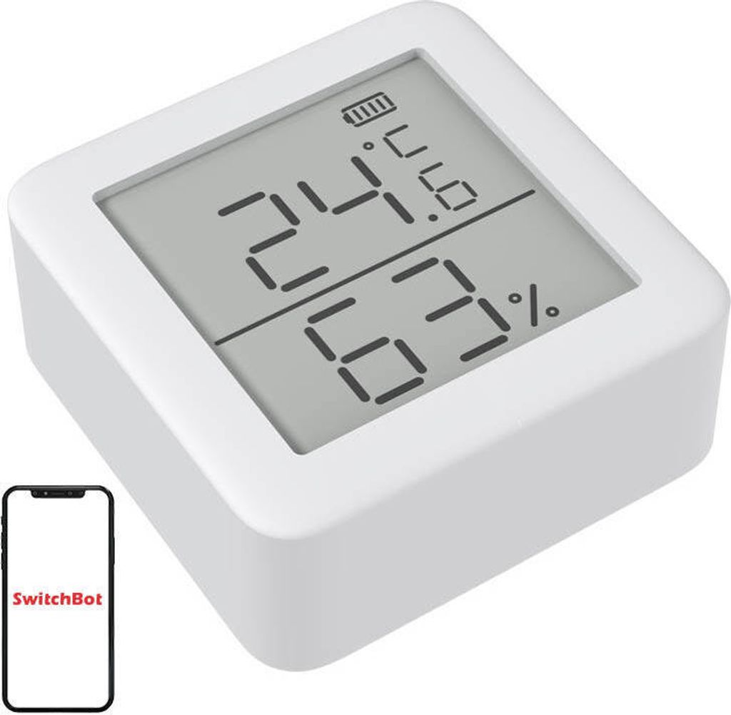 SwitchBot Thermometer & Hygrometer, weiß