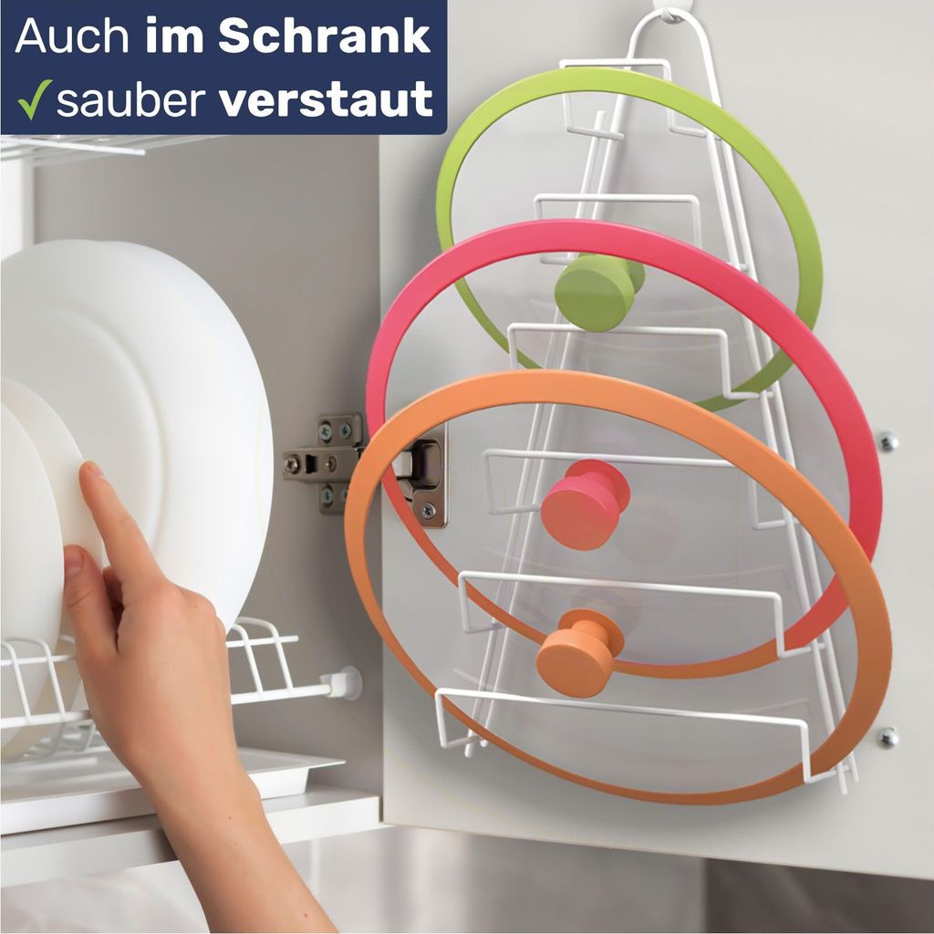 Topfdeckelhalter Deckelhalter Deckel Aufbewahrung für 6