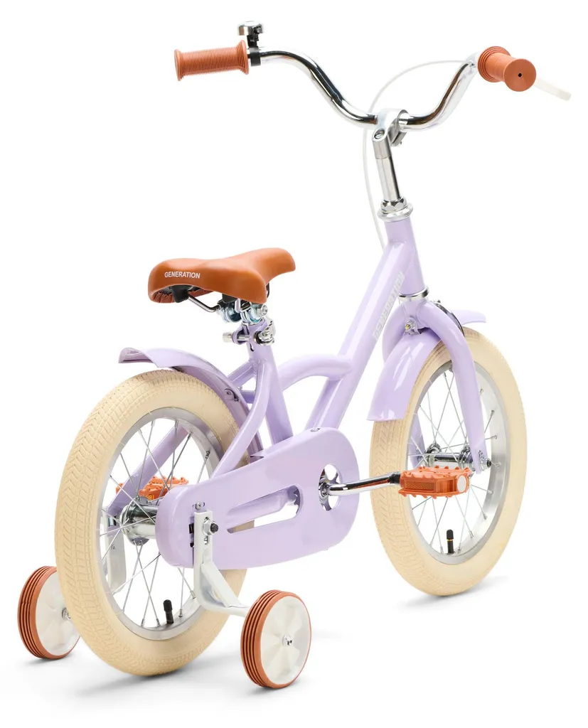 Vélo enfant 14 pouces sécurisé Generation Classico Violet robuste - 3