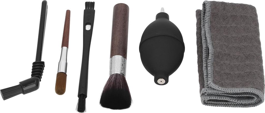 6pcs Kaffeemaschine Pinsel Set Holz Nylonbrsten Handtuch Hersteller Reinigungskit fr Mhle