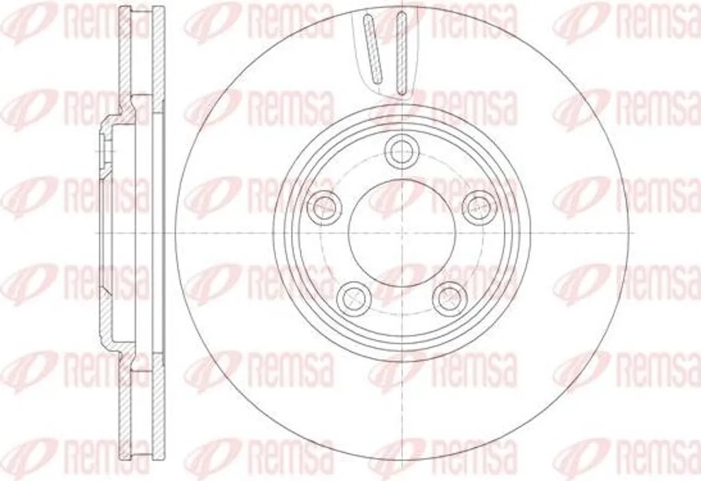 Disque de frein REMSA 6836.10 : Stop aux vibrations JLM20801 S-Type