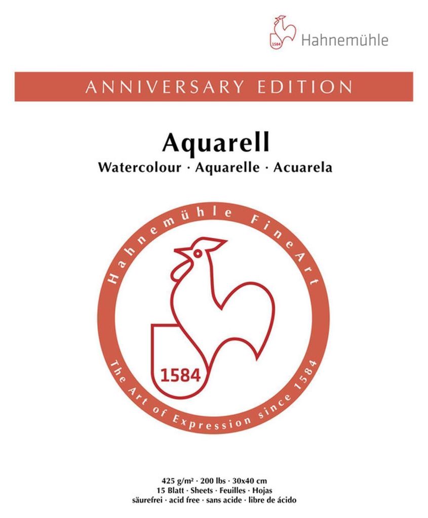 Hahnemühle Anniversary Edition - Aquarell - 425 g/m² - 24 x Produktbild 