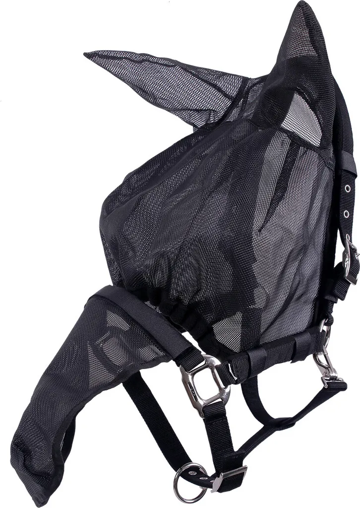 Protection Anti-Insectes Poney pour le Pré - Licol-Masque QHP Combi