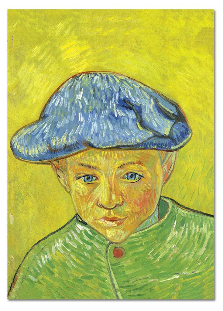 Giallobus - Porträt von Camille Roulin - Vincent Van Gogh - 35L x 50W cm - Bild - Acrylglas