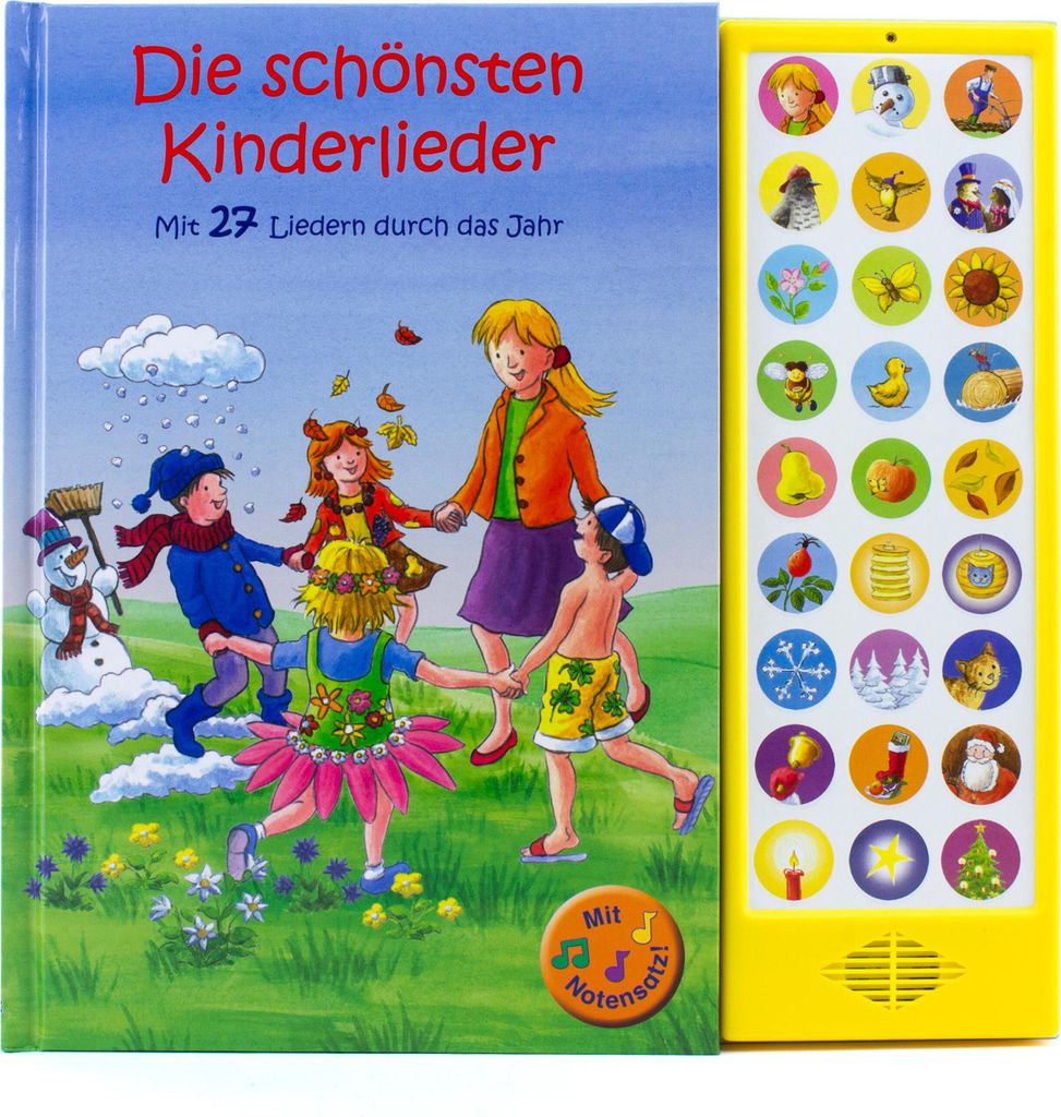 Die Schönsten Kinderlieder, Mit 27 Liedern durch das Jahr Produktbild 
