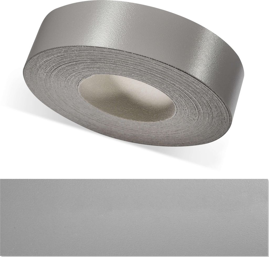 ben+camilla.com Kantenumleimer | Graphit Grau hell Perl 30 mm x 50 m | Sicherer, bequem, Profi Material