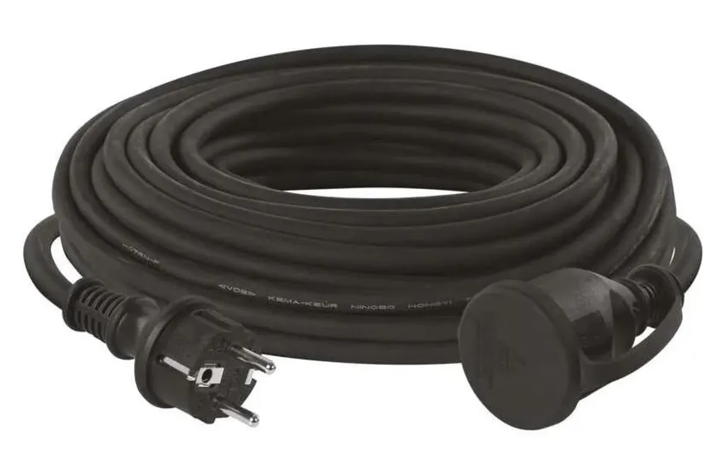 EMOS Cavo di prolunga per esterni - connettore, 20m, 1 presa, gomma-neoprene, 230V, 1,5mm2 P01720