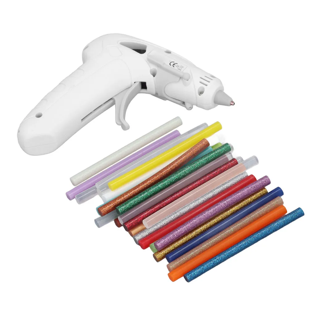 Mini Pistolet à Colle Thermofusible Électrique pour DIY et Décoration
