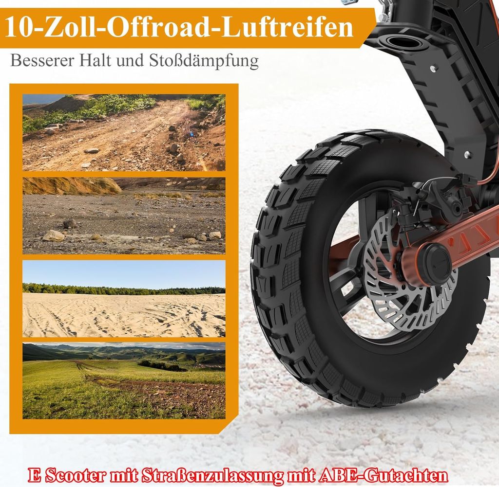 Joyor S5 Elektroroller ABE- 500W 55KM Reichweite Produktbild 12