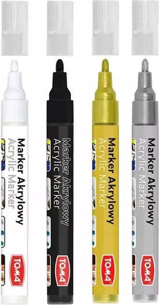 Marker akrylowy 4 kolory Zdjęcie produktu 