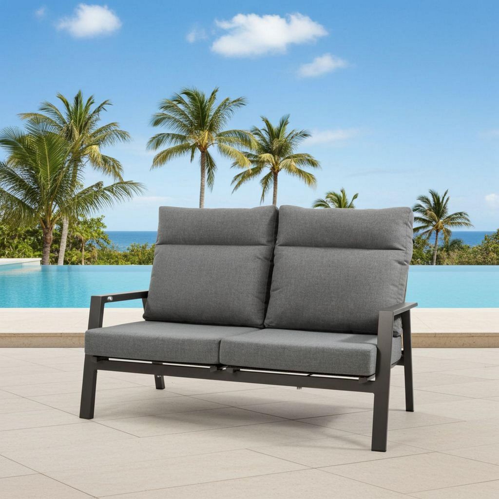 Lesli Living 2er Loungesofa Loungebank Ohio  152x81cm Produktbild 
